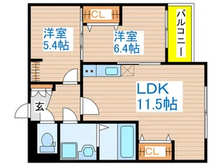 N・K・Aガーデンα【3階】の間取り