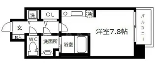 BLAU本町東(旧BPRレジデンス本町東)【5階】の間取り