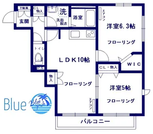 GRASS PARK【2階】の間取り