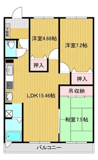 ストンハイム南【2階】の間取り