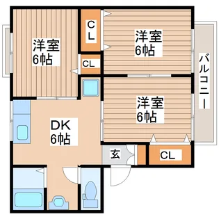 トゥインクルアイI【1階】の間取り