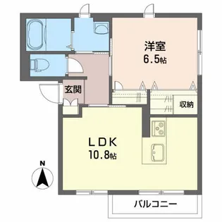 ルラーシュ【1階】の間取り