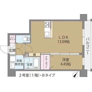 セントレアヒルズふくろうの森【1階】の間取り