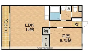 ルミエールU【3階】の間取り