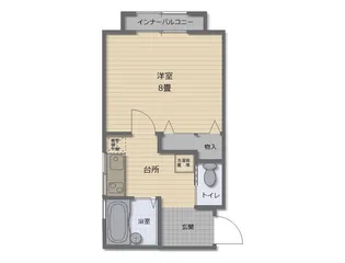 コーポサンパレス【1階】の間取り