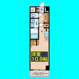 マックヴィラージュ平安【5階】の間取り