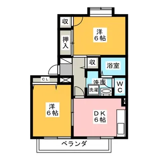 グリーンフィールドB棟【1階】の間取り