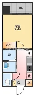 デ・クメール寺町通り【2階】の間取り