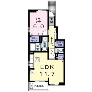 ルミエール【1階】の間取り