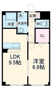 サングレイス【1階】の間取り
