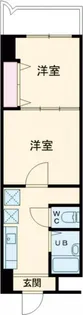 ギャラン南小倉【8階】の間取り