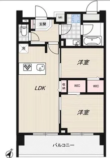 RIDGE豊洲【10階】の間取り