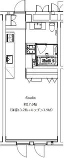 ゼルコヴァ【5階】の間取り