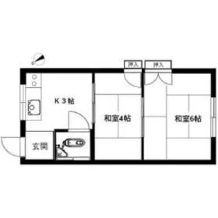 恭和荘【2階】の間取り
