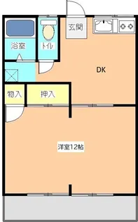 坂口ハイツ【2階】の間取り