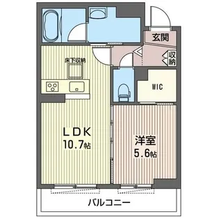 クレアフェリオ【2階】の間取り