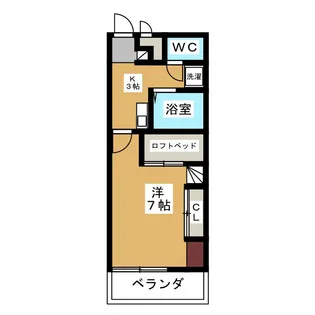 コートビレッジ不動前B【3階】の間取り