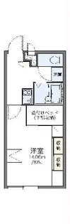 レオパレスウィング【2階】の間取り