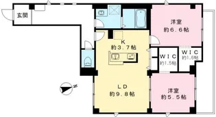 チェリッシュ【3階】の間取り