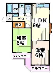 マンションカナイ【1階】の間取り