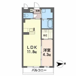シャーメゾン長町【2階】の間取り