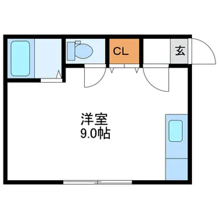 ノースヒル165【2階】の間取り