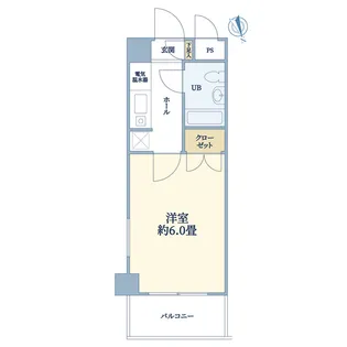 馬絹ハイツ【4階】の間取り