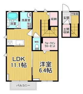 グリーンスクエアL【2階】の間取り