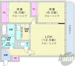 プレシャス23【4階】の間取り