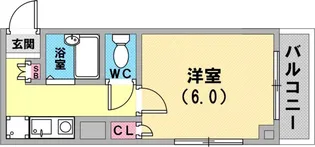 シャミリー深江【1階】の間取り