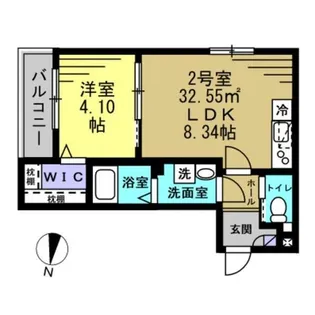 AJ蘇我EastIV【2階】の間取り