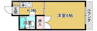 東洋プラザ蒲生【4階】の間取り