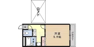 レオパレス灘北【1階】の間取り