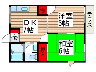 アラベスク【1階】の間取り