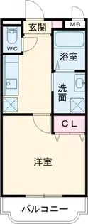 プログレッソ今釜【2階】の間取り