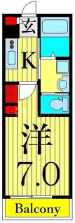 ENTAC YOTSUGI【2階】の間取り