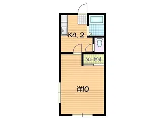 メゾンシーダ【2階】の間取り