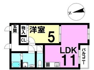 光ヶ丘【3階】の間取り