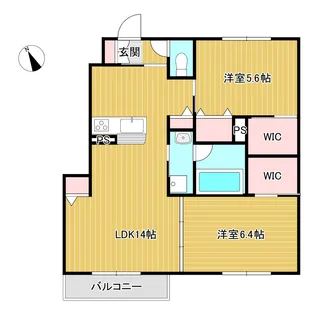 コンフォート夏見【1階】の間取り
