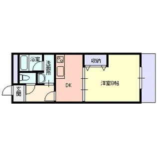 ラムセスA小白川【2階】の間取り