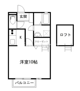ゆとりあ壱番館【2階】の間取り