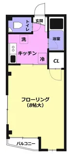 メゾンシャルム【1階】の間取り