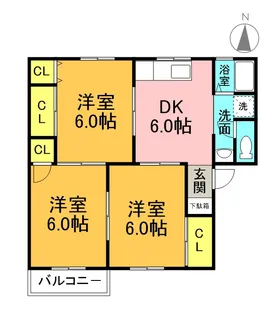 アルシオンII【2階】の間取り