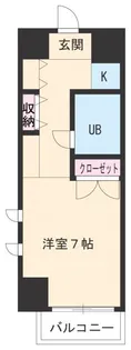 メゾン・ド・セレブラル【7階】の間取り