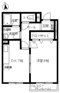 グラン・シャリオ【3階】の間取り