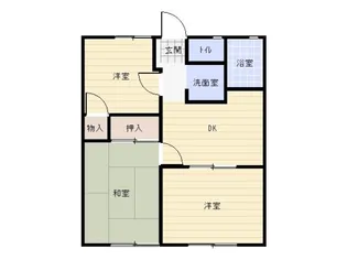 グリーンコーポ【1階】の間取り