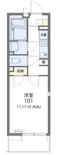 カサミラII【1階】の間取り