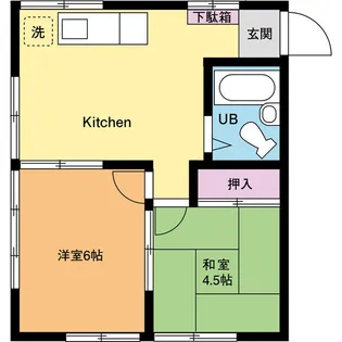 グリーンメゾン【1階】の間取り