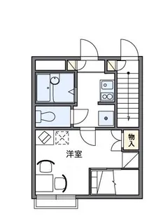 レオパレスコンフォート【1階】の間取り