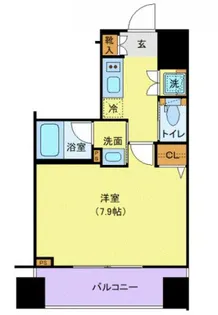 メイクスデザイン新宿【3階】の間取り